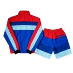 Retro Color-Block Nylon Tracksuit Set - Image 2