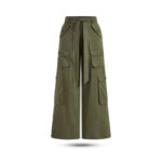 Pleated Twill Legs Women Pant - Image 2