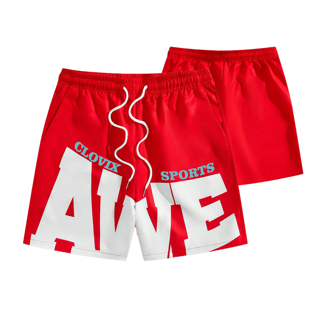 2 Graphic Streetwear Shorts - Image 1