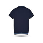 Knit Ribbed-Hem Pocket Polo Shirt - Image 3