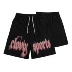 Gothic Airbrush Streetwear Shorts